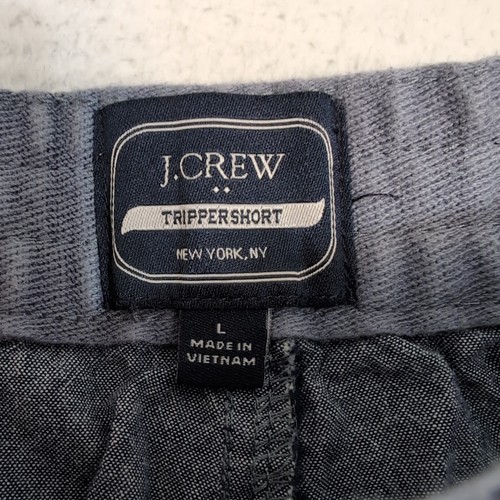 NUOVO J.Crew Tripper Corto Blu Uomo L 33x7" Cucitura Interna Cotone Pois Elastico Vita - Foto 2 di 7
