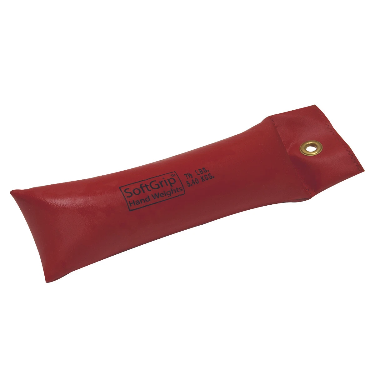 CanDo SoftGrip Hand Weight - 7.5 lb - Red