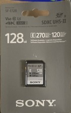Sony 128GB UHS-II Tough Flash Memory Card 270MBs Speed V60