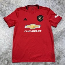 Manchester United jersey mens Medium 2019/2020 Adidas Home soccer shirt football