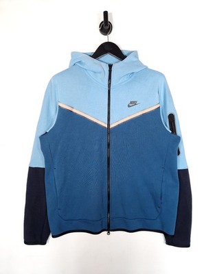 Nike Tech Fleece Windrunner Hoodie Gr. Large Herren blau Full Zip Kapuzenjacke