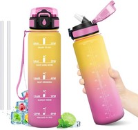 Wasserflasche 1L, Trinkflasche KohlensäUre Geeignet, Auslaufsicher,
