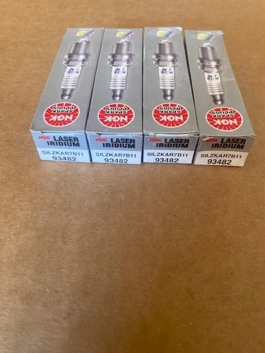 Set of 4 Genuine NGK 93482 Laser Iridium Spark Plug SILZKAR7B11