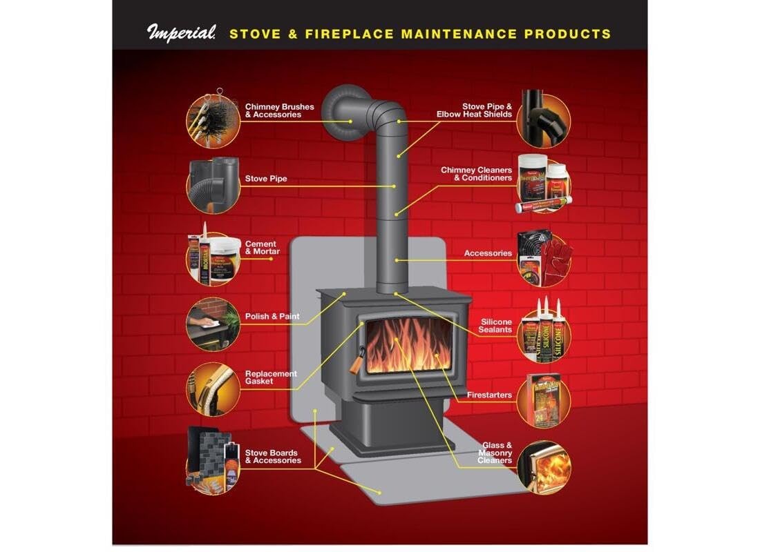 Imperial Manufacturing Group BM0083 6" Black Matte Clean Out Tee