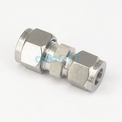 3/8'' x 1/2'' Tube OD 304 Stainless Steel Reducer Compression fitting Connector *l