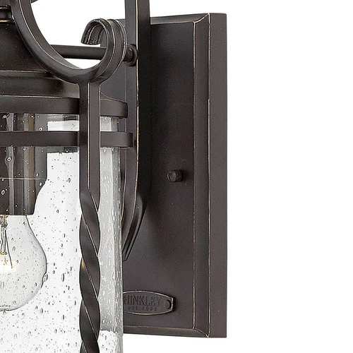 Hinkley Casa 17 1/2" High Olde Black Outdoor Wall Light - Picture 6 of 10