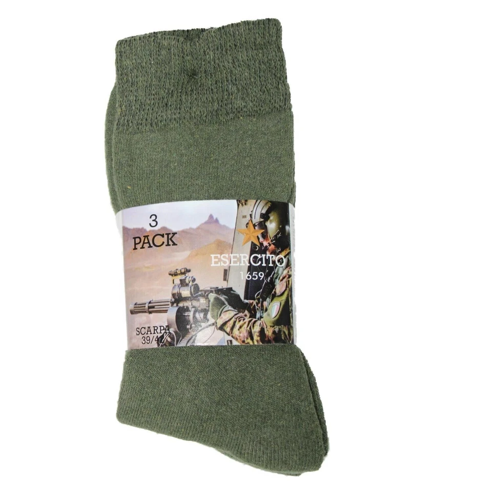 3 Pack Winter Socks Esercito Army Winter Stockings Socks Thermal Long - Image 4 of 4