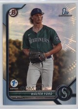 2022 Bowman Draft 1st Edition Sky Blue Foil Walter Ford #BD-187 d0b