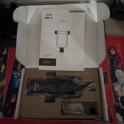 Fame Audio BM-7 Dynamisches Mikrofon Anleitung Neuwertig OVP Unbenutzt