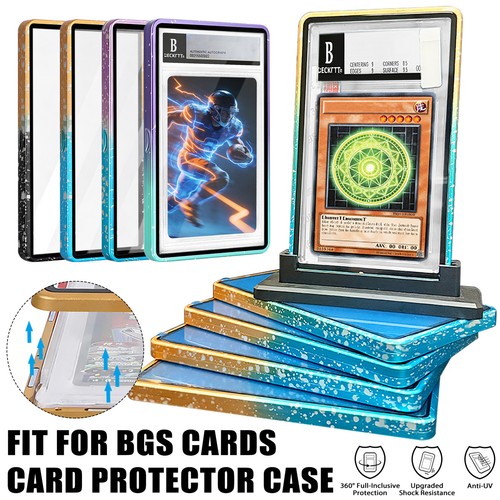 Gradient Magenetic Trading Card Slab Protector for BGS 35PT Graded Cards Display - Bild 2 von 15