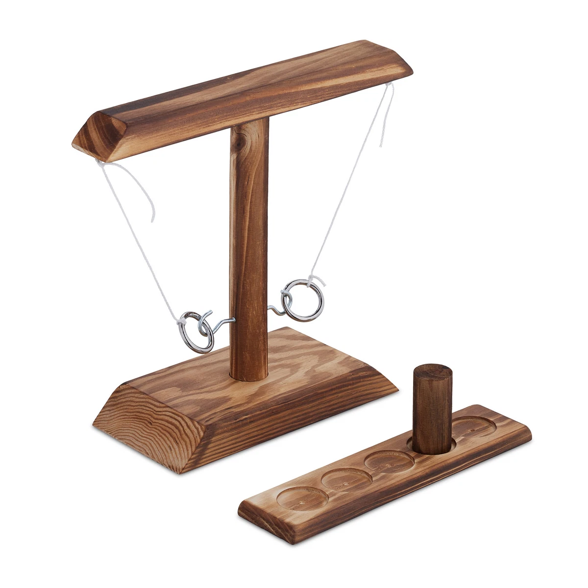 Gioco Da Tavolo In Legno Con Dadi - Versione Classica Del Gioco Inglese Da Pub - 23,9x17x3 Cm Con 2 Dadi E Istruzioni