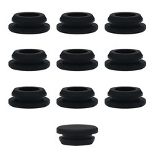 10 PCS 1 Inch Rubber Plugs Round Holes Silicone Hole Plug Cap Stopper 25mm