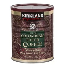 Kirkland Signature 100% Colombian Filter Coffee Dark Roast - 1.36kg (31040) 16.52 per kilo