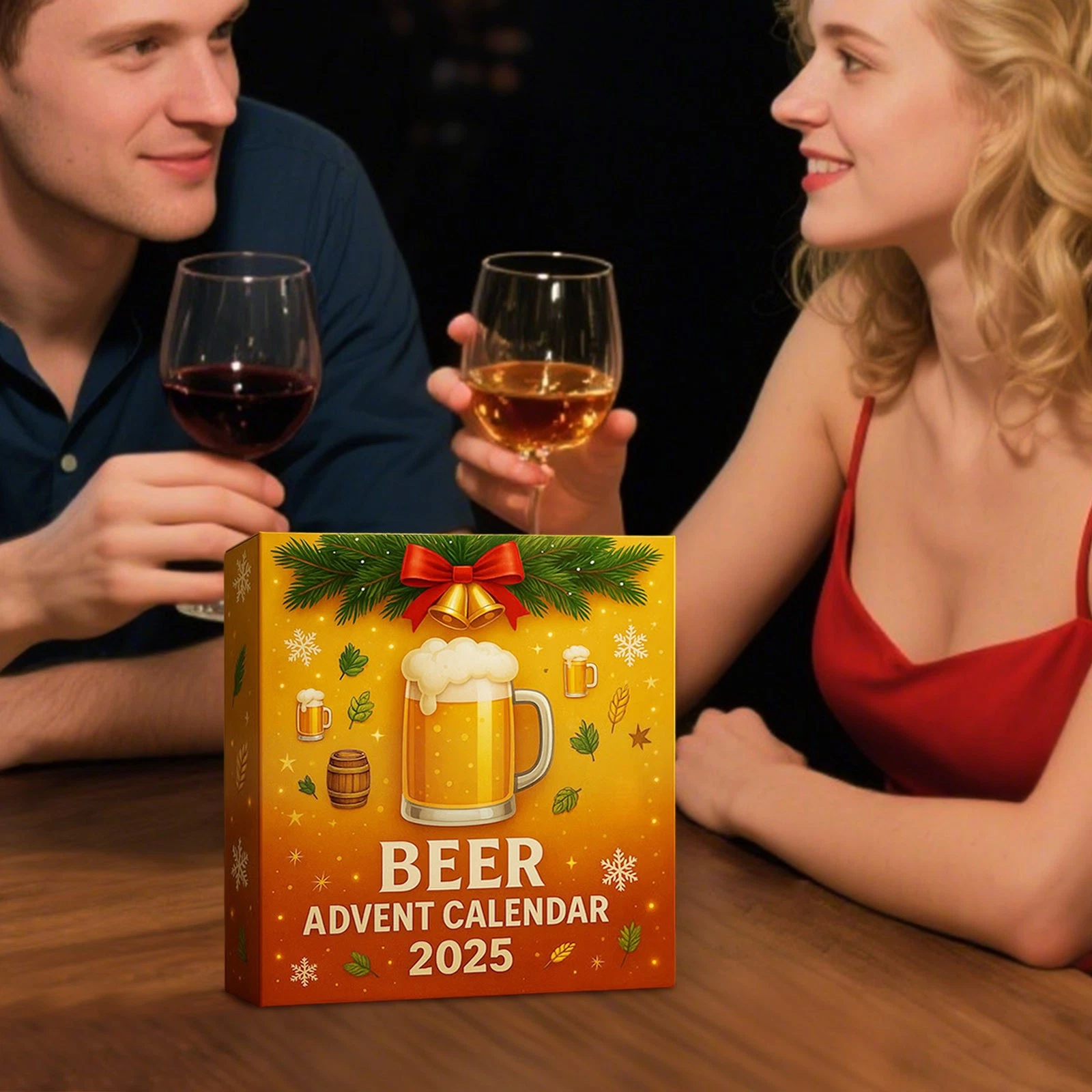 Countdown Beer Advent Calendar 2025 – 24 Days Christmas Countdown 2D Blind Boxes