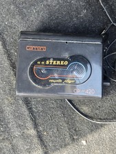 Carrera Stereo Cassette Player CP-420 Black Working Used