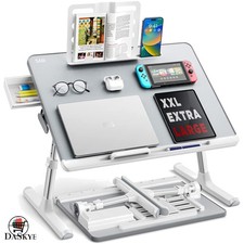Adjustable Laptop Tray 60x45cm - Foldable Multi-Purpose Lap Desk