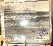 BOBBY THOMPSON DATED 10/3/1951 SIGNED  Autographed 8x10 Photo/CERTIFICATE