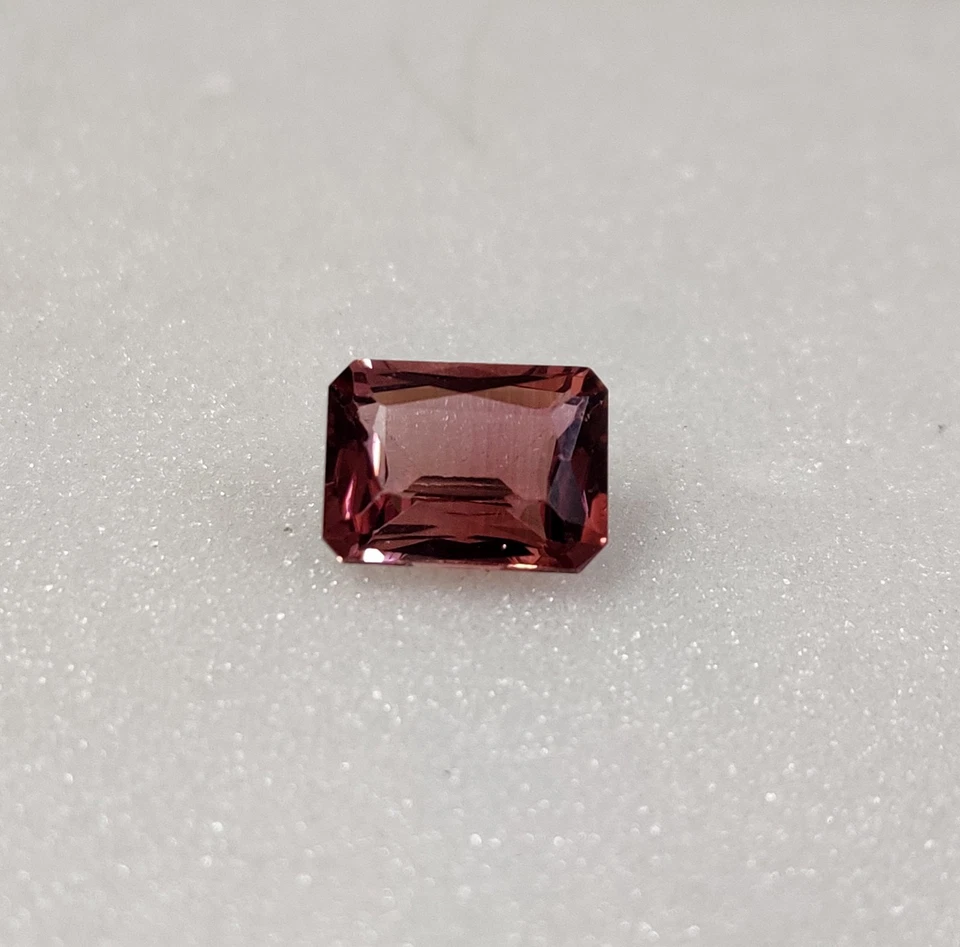 Natural Faceted Tourmaline Radiant Cut Loose Gemstone 3.10 Carat 10x7x5mm - Image 4 of 4