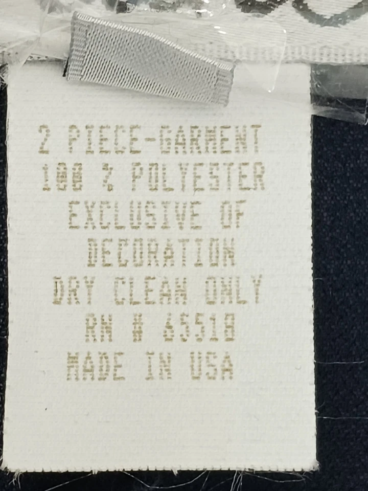 Maxi vestido para mujer Kara de dos piezas 14 azul marino liso manga larga Foto 4 de 4