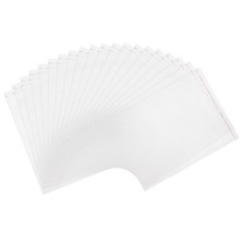 100 Pack Acid-Free Crystal Clear Sleeves 11.8x8.3 Inch Resealable Photo Sleeves