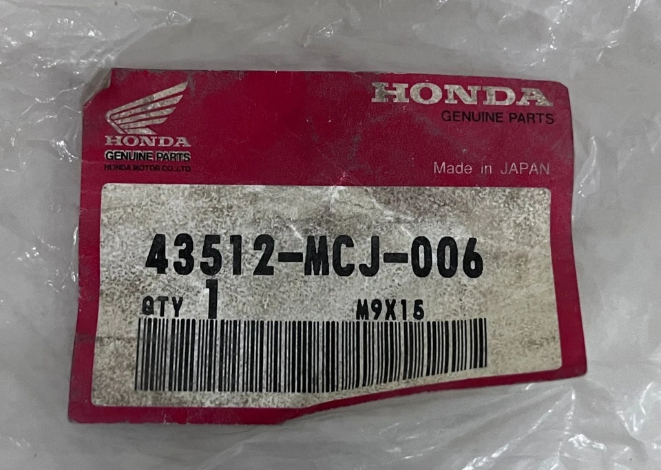HONDA CBR900RR FIREBLADE 2000-2001 MANGUERA TRASERA M/C # 43512-MCJ-006 (564)IR Foto 4 de 4