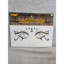 Spirit Halloween Roman Cleo Face Decals Costume Accessory