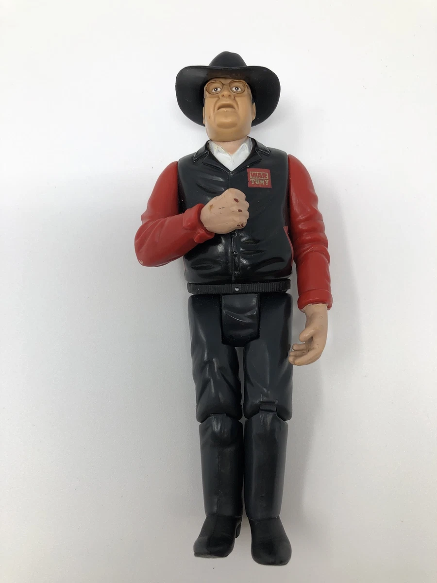 WWF JR Jim Ross WWE Action Figure Jakks Ringside Collection 1998