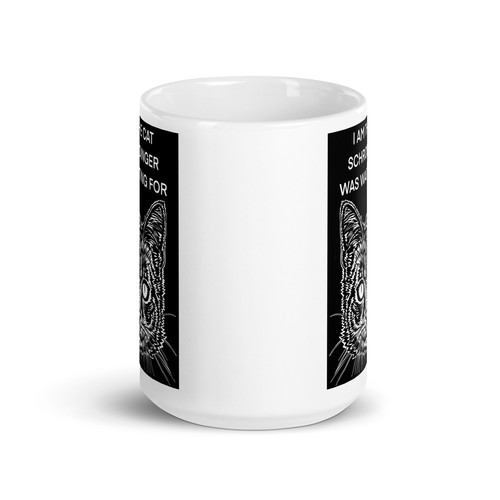 TAZA - SOY EL GATO QUE SCHRÖDINGER ESTABA ESPERANDO - las palabras del gato .1- tazas desayuno - Imagen 8 de 8