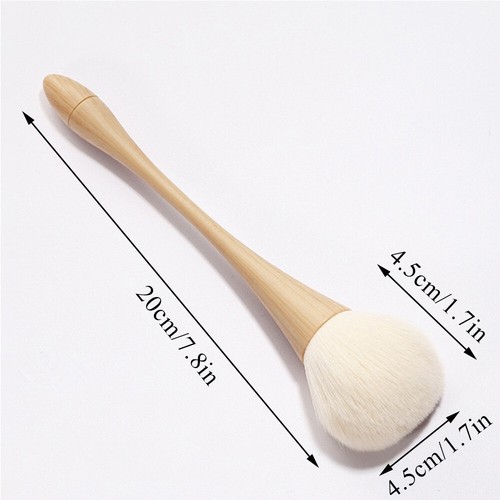 Fan-Shape Makeup Brush Large Flat Highlight Blush Powder Loose Powder Face Brush - Picture 25 of 27