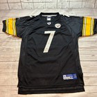 Reebok Pittsburgh Steelers NFL Ben Roethlisberger #7 Jersey Black Youth Size XL