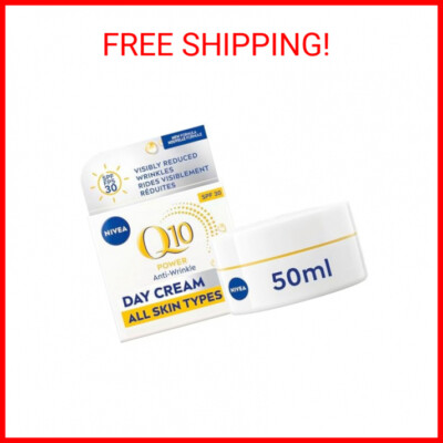 NIVEA Q10 Plus ANTI-WRINKLE with SPF 30 Day Care Cream 50 ml size (1.69 oz)