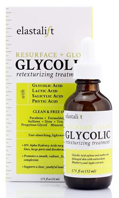 New Elastalift Resurfacing Glycolic Acid Facial Peel Serum, Anti-Aging Dark Spot