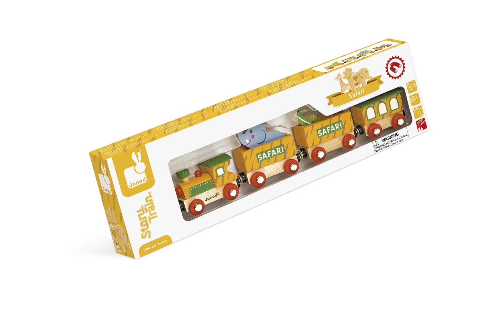 janod story express safari train set
