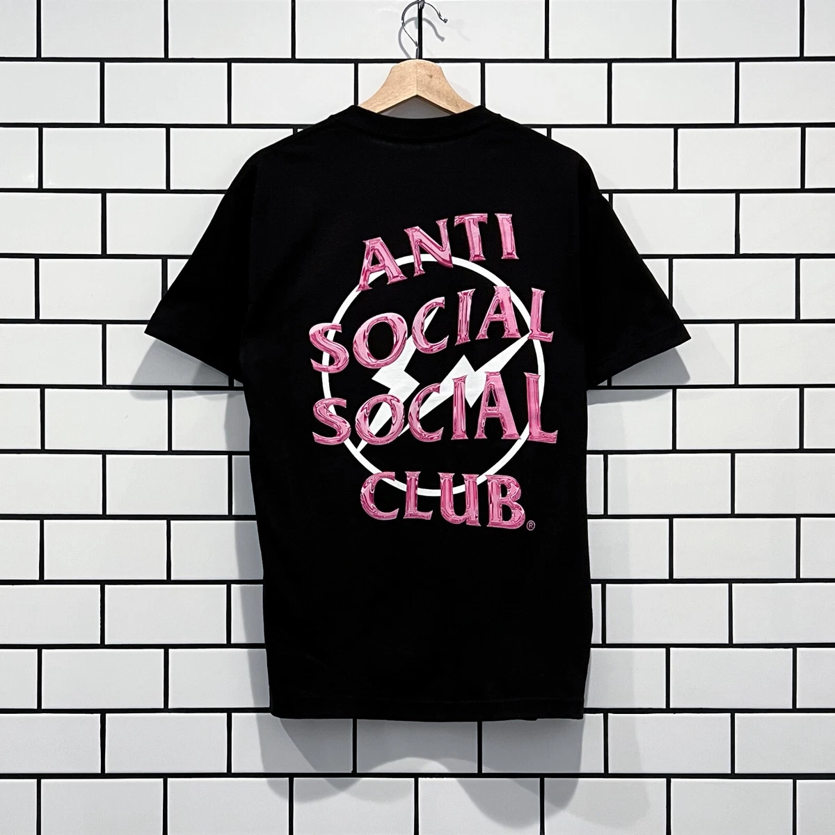Black and pink clearance anti social social club