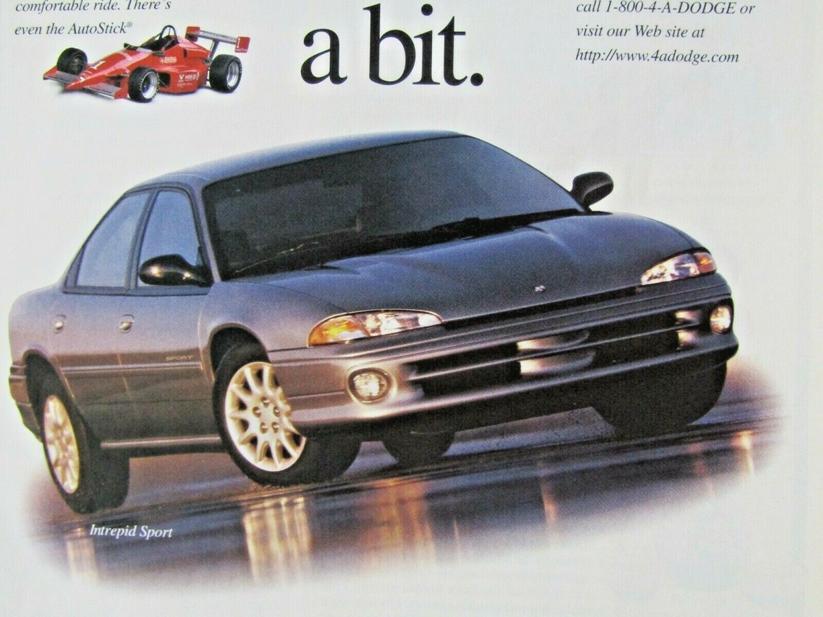 1997 Dodge Intrepid Sport Original Print Ad 8.5 x 11
