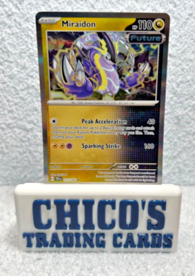 Miraidon Future Holo Rare Dragon Temporal Forces Pokemon 121/162