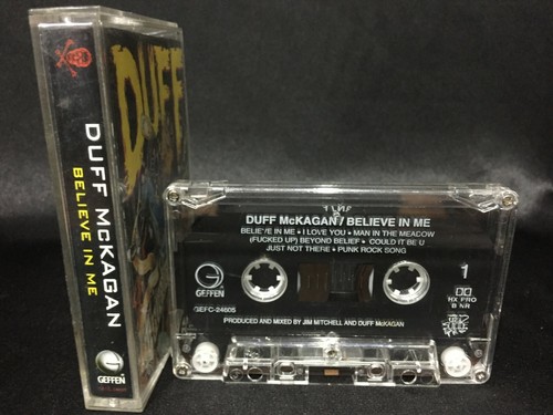 Duff McKagan Believe In Me Cassette Tape (Geffen Records 1993) - Picture 3 of 3