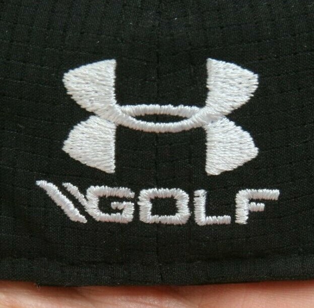 Under Armour Black White Solid Baseball Hat Adult… - image 7