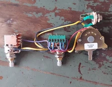 Solderless Tele HH Wiring Harness 3/w Separate Coil Splits Bourns 500k .033  
