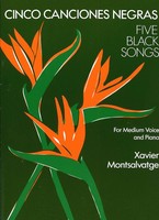 Cinco Canciones Negras: Voice Sheet Music Cinco Canciones Negras: Voice Sheet Music
