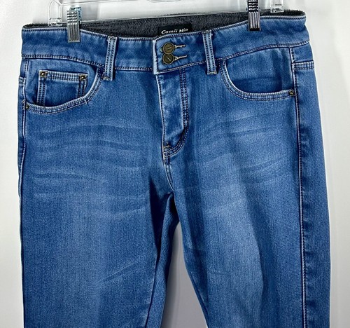 Camii Mia Jeans Womens Sz 32 Fleece Lined Thermal Skinny Winter Stretch 32 x 31 - Bild 3 von 12