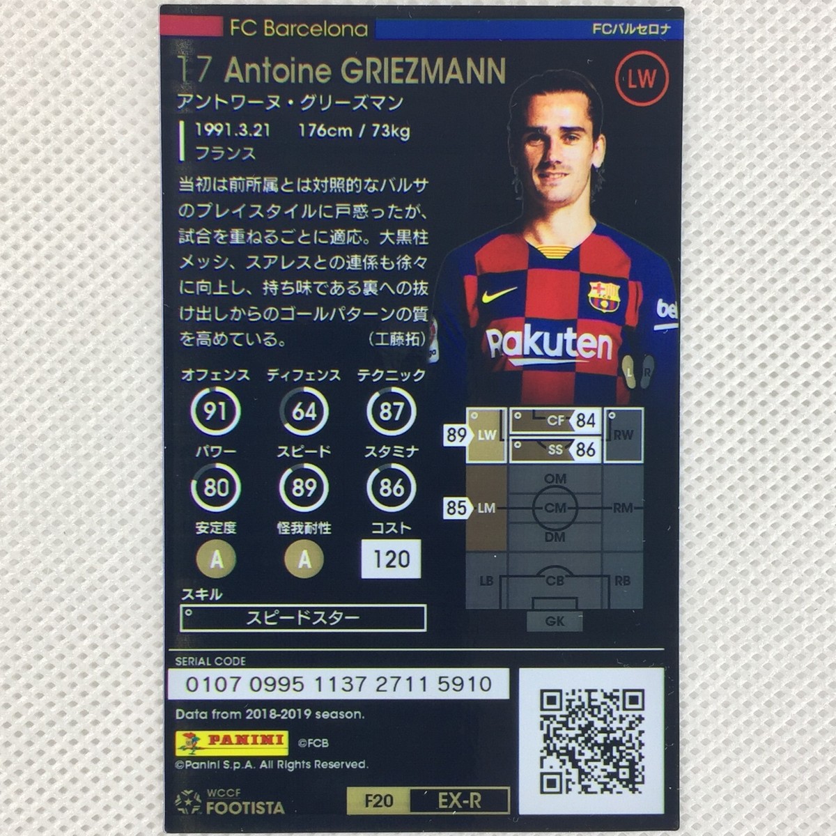 WCCF アントワーヌ・グリーズマン 13-14 PSA8 WCCF アントワーヌ・グリーズマン 13-14 PSA8 WCCF アントワーヌ
