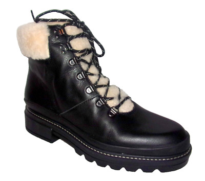 NIB BERNARDO DASH BLACK LEATHER BOOTIES ANKLE BOOTS 9 M