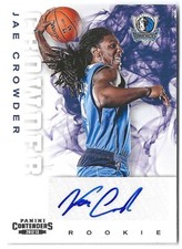 2012-13 Panini Contenders JAE CROWDER Rookie Auto RC