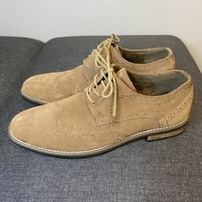 Bruno Marc Mens Urban-03 Oxfords Shoes Brown Wingtip Round Toe Lace Up Size 9.5
