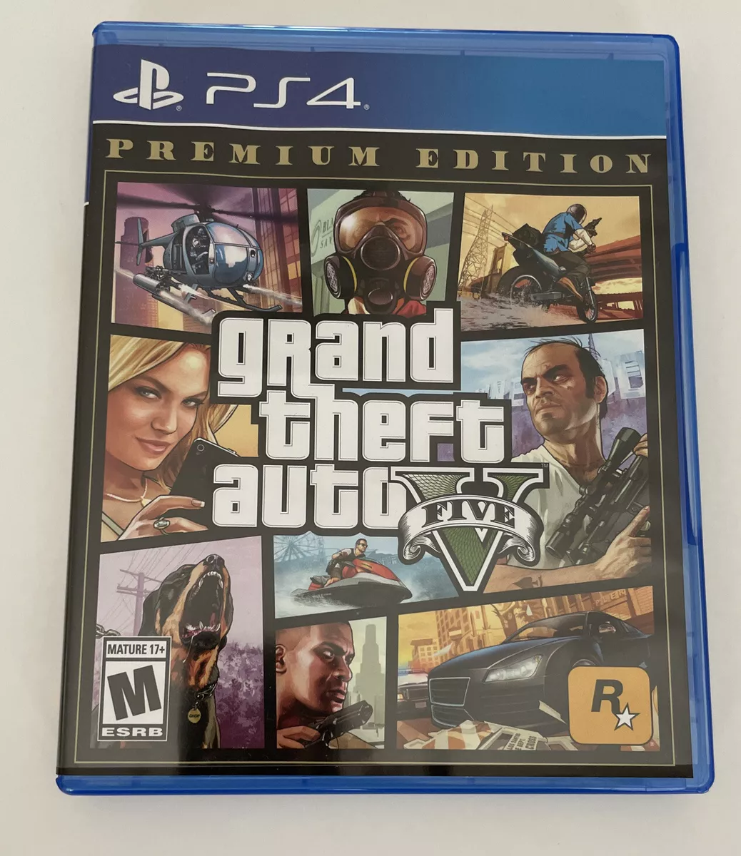 Ps4 GTA 5 Grand Theft Auto V Complete With Map