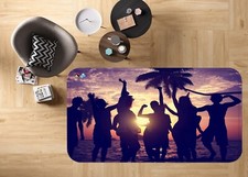 3D Sea Beach Party NBC63224 Game Rug Mat Elegant Photo Carpet Mat Romy