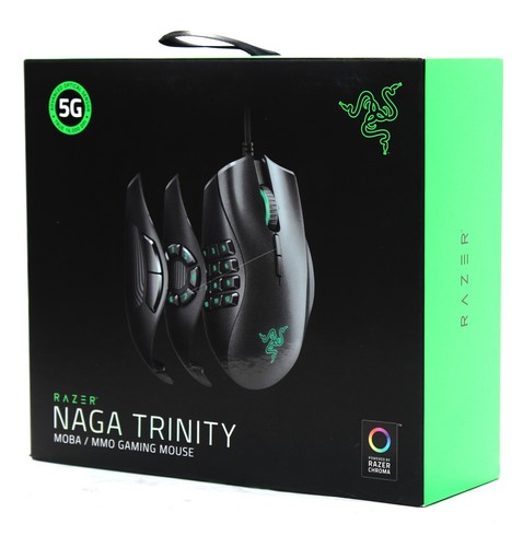 Razer Naga Trinity MOBA/MMO Modular Wired Gaming Mouse | RZ01-02410100-R3M1 - Picture 4 of 7