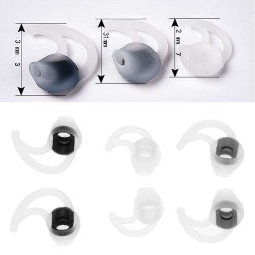 Juego de puntas de auriculares de silicona de repuesto S/M/L de 3 tamaños para auriculares Bose