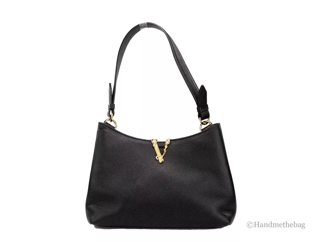 Versace small black bag top